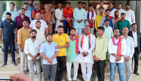 अपना दल एस के नवनियुक्त राष्ट्रीय सचिव का हुआ भव्य स्वागत