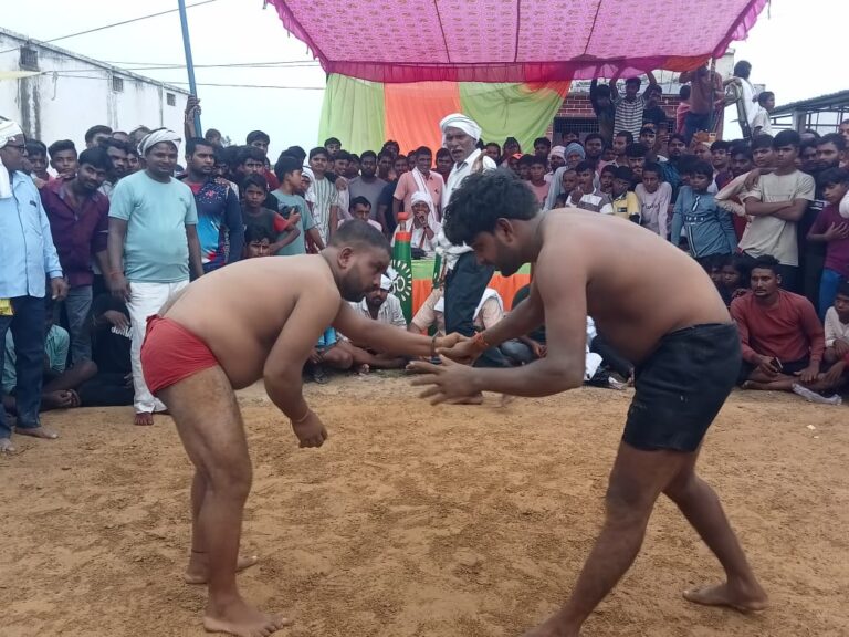 नाग पंचमी पर कुश्ती दंगल ,कबड्डी प्रतियोगिता का आयोजनघर घर दूध लावा चढ़ाकर पूजे गए नाग देवता