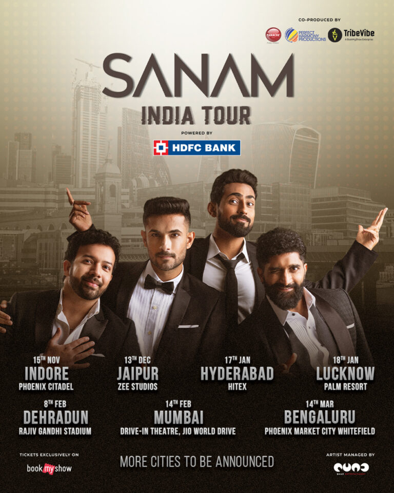 ट्राइबवाइब एंटरटेनमेंट ने की ‘सनम’ के बहुप्रतीक्षित 7-सिटी इंडिया टूर की घोषणा