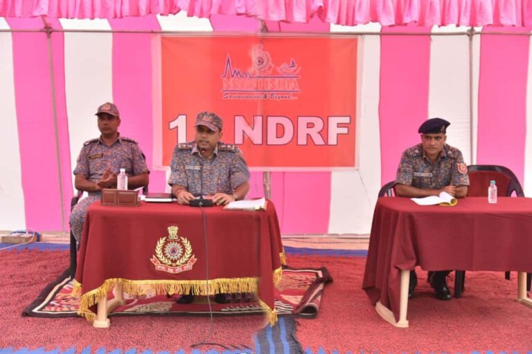 एनडीआरएफ वाराणसी में राहत-बचाव उपकरणों के उपयोग से संबंधित चार दिवसीय प्रतियोगिता का शुभारंभ