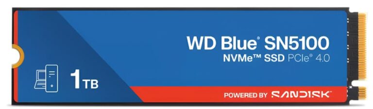 सैनडिस्क ने भारत में डब्लूडी ब्लू एसएन5100 एनवीएमई एसएसडी का लॉन्च किया