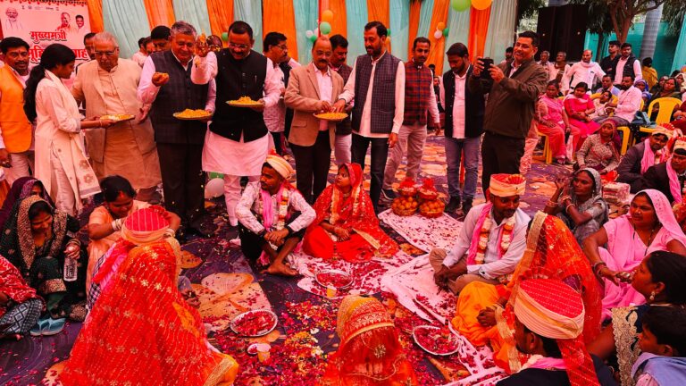 एक ही मंडप में गूंजे मंत्र व कलमा, परिणय सूत्र में बंधे 59 जोड़े