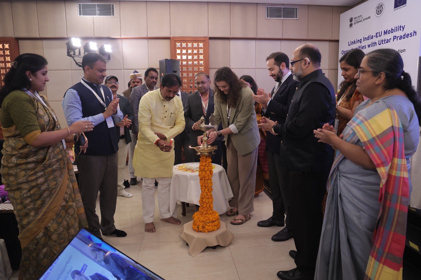 भारत यूरोपीय संघ के मध्य गतिशीलता के अवसरों को उत्तर प्रदेश से जोड़ना