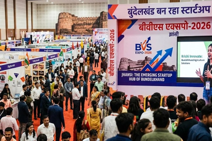 बुंदेलखंड बन रहा स्टार्टअप हब, झांसी में बीवीएस एक्सपो-2026 ने दिखाई झलक