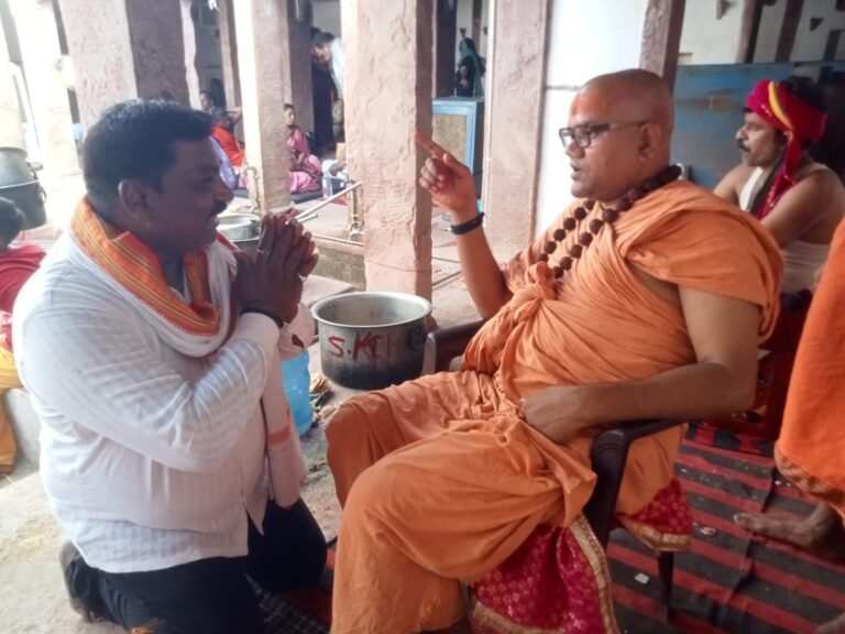 पंचकोशी यात्रा के दौरान महामंडलेश्वर स्वामी आशुतोषानंद गिरि जी महाराज पहुंचे दूसरे पड़ाव भीमचंडी