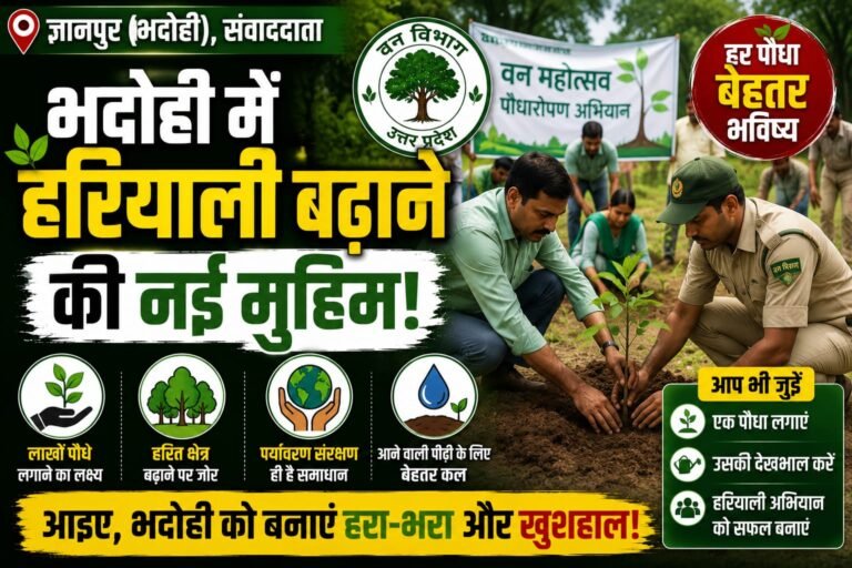 वन विभाग की नई मुहिम शुरू ,  लाखों पौधे लगाने का लक्ष्य
