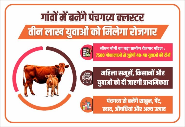 गो संरक्षण विशेष– गांवों में बनेंगे पंचगव्य क्लस्टर, तीन लाख युवाओं को मिलेगा रोजगार
