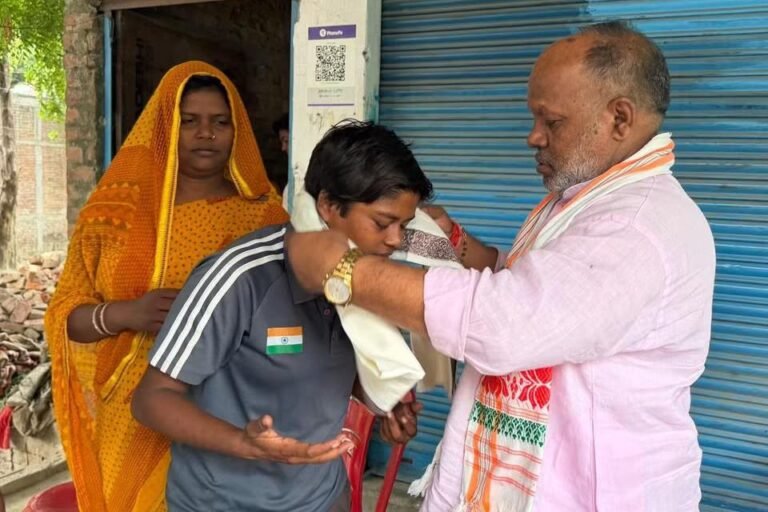 राज्य मंत्री ने कुराश एशियन चैम्पियनशिप में कांस्य पदक विजेता प्रीति पटेल का सम्मान