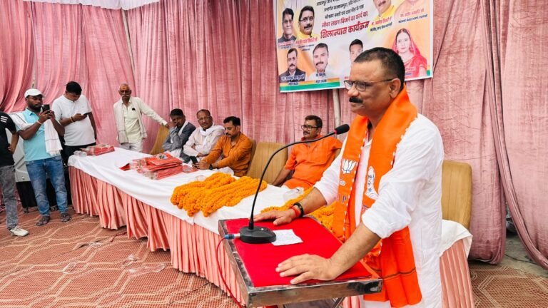 कज्जाकपुरा व सोनकर बस्ती को मिलेगा जलभराव से मुक्ति- महापौर अशोक कुमार तिवारी ने  किया 1.78 करोड़ की सीवर लाइन परियोजना का शिलान्यास