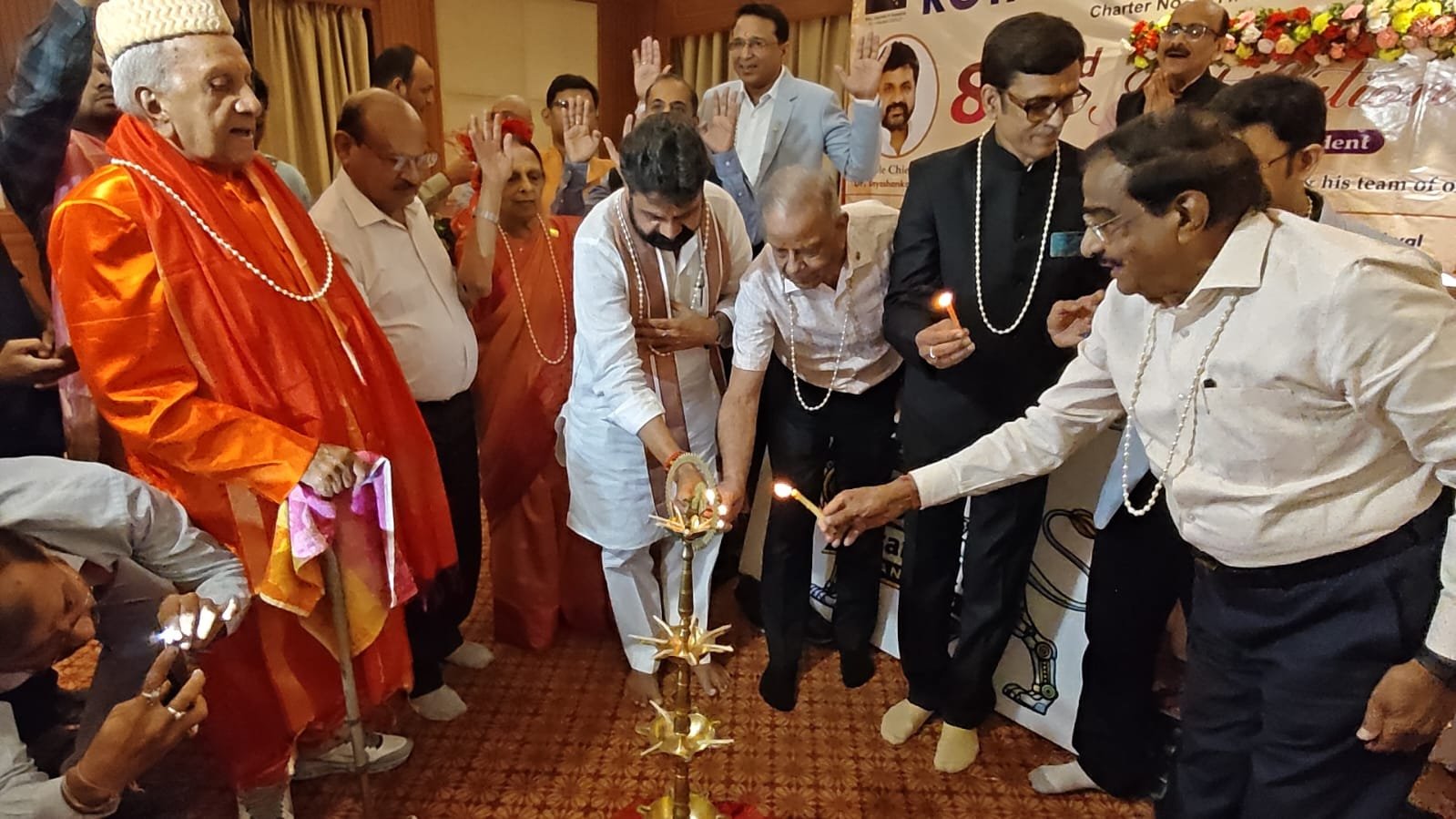 सेवा ही  संकल्प के साथ रोटरी क्लब बनारस का 82वां पदस्थापन समारोह धूमधाम से संपन्न