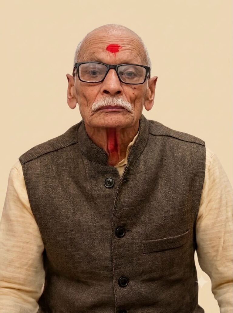 आचार्य त्रिवेणी प्रसाद शुक्ल के पिताजी का निधन, मणिकर्णिका घाट पर हुआ अंतिम संस्कार !
