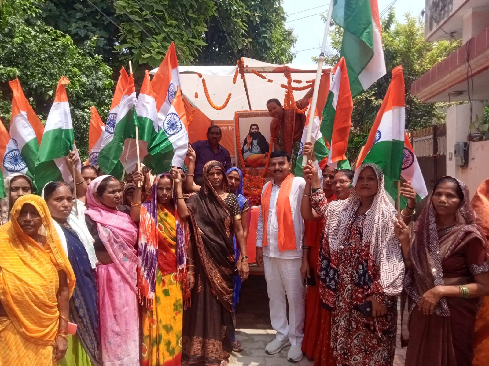 संत शिरोमणि गुरु रविदास जी की 650वीं जयंती पर कर्दमेश्वर मंडल में निकली भव्य कलश यात्रा