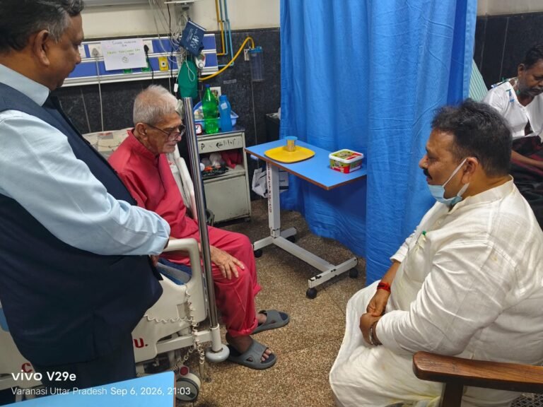 डॉ. लहरी के इलाज में हर संभव सहयोग उपलब्ध कराया जाए और उनकी देखभाल में कोई कमी न रहने पाए-रविन्द्र जायसवाल