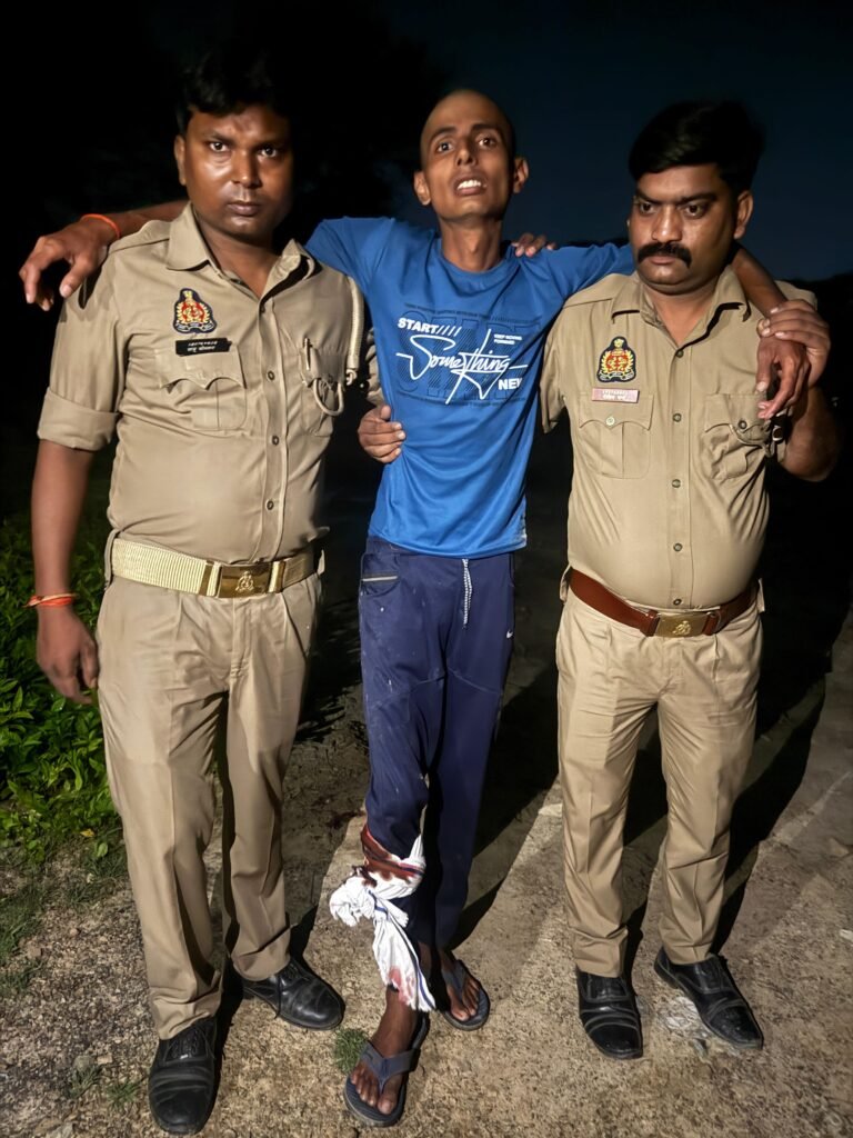 श्रेया उपाध्याय हत्याकांड का मुख्य आरोपी को राजातालाब पुलिस ने मुठभेड़ में किया गिरफ्तार, पैर में लगी गोली