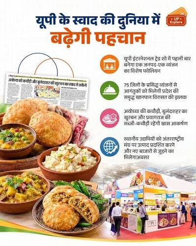 योगी सरकार ने लॉन्च किया ‘वन डिस्ट्रिक्ट वन कुज़ीन’ का आधिकारिक पोर्टल